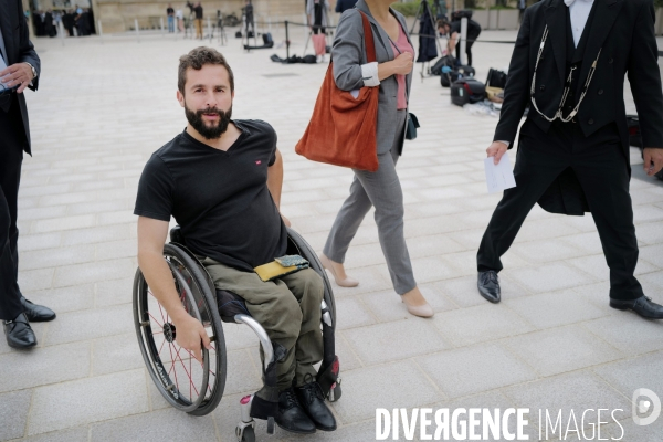 Assemblée nationale entrée des nouveaux députés