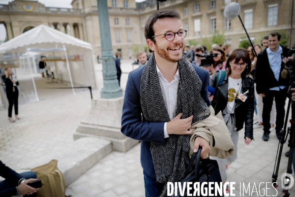 Assemblée nationale entrée des nouveaux députés