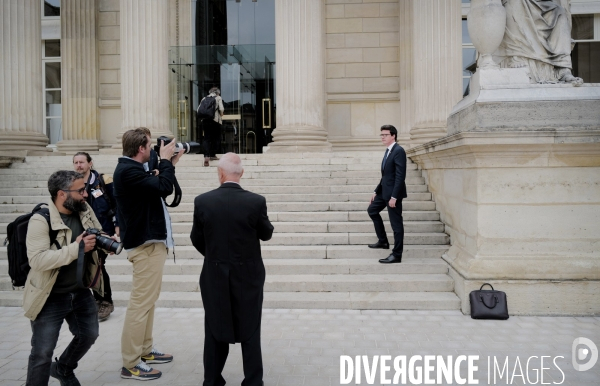 Assemblée nationale entrée des nouveaux députés