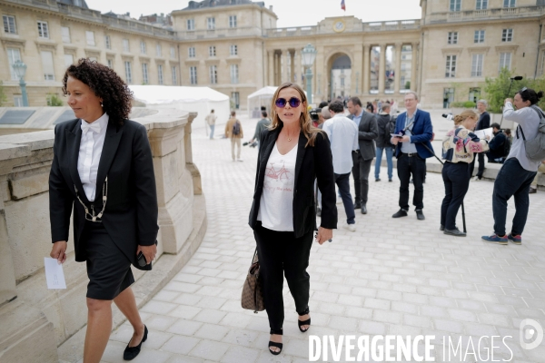 Assemblée nationale entrée des nouveaux députés