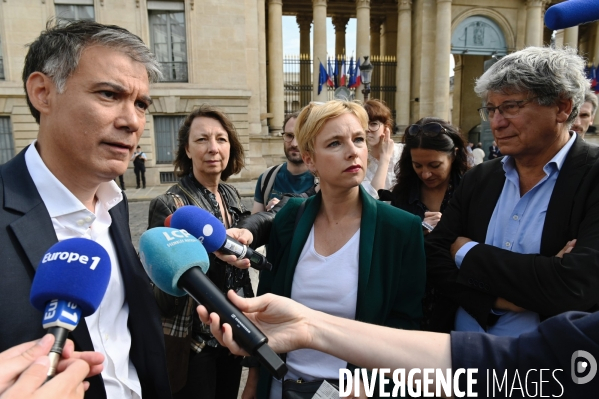 Assemblée nationale entrée des nouveaux députés nupes