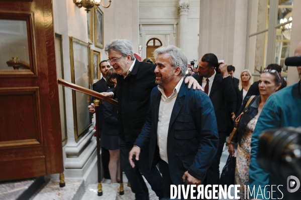 Assemblée nationale entrée des nouveaux députés nupes