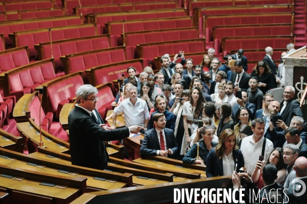 Assemblée nationale entrée des nouveaux députés nupes