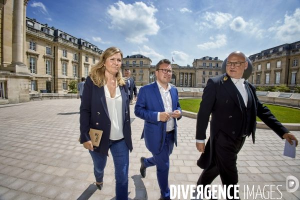 Assemblee Nationale Arrivées des nouveaux deputes