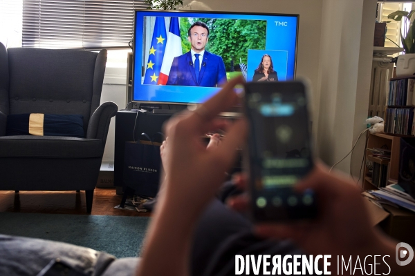 Allocution télévisée d Emmanuel Macron
