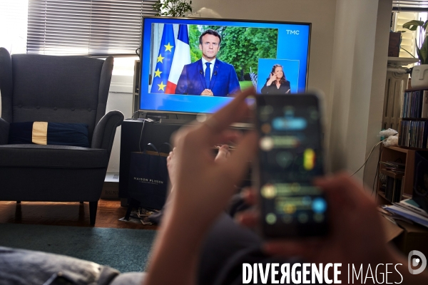 Allocution télévisée d Emmanuel Macron