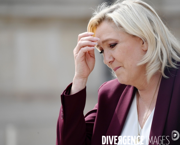 Assemblée nationale entrée des nouveaux députés RN