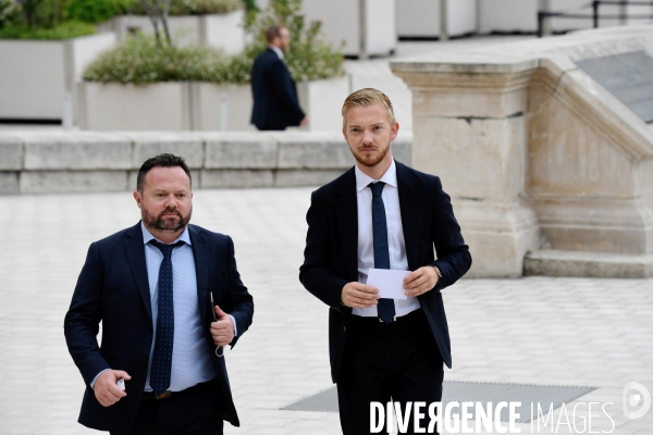 Assemblée nationale entrée des nouveaux députés RN