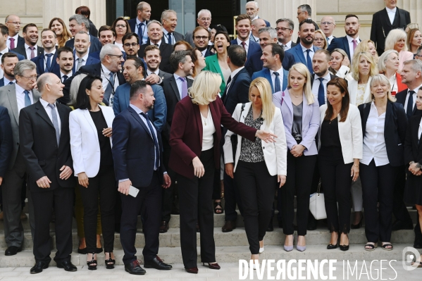 Assemblée nationale entrée des nouveaux députés RN