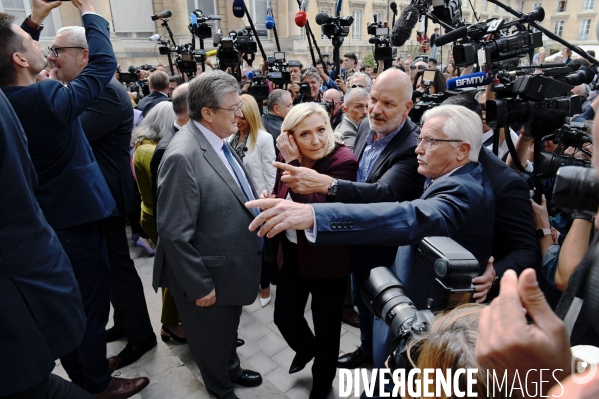 Assemblée nationale entrée des nouveaux députés RN