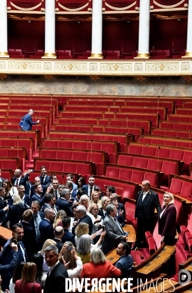 Assemblée nationale entrée des nouveaux députés RN