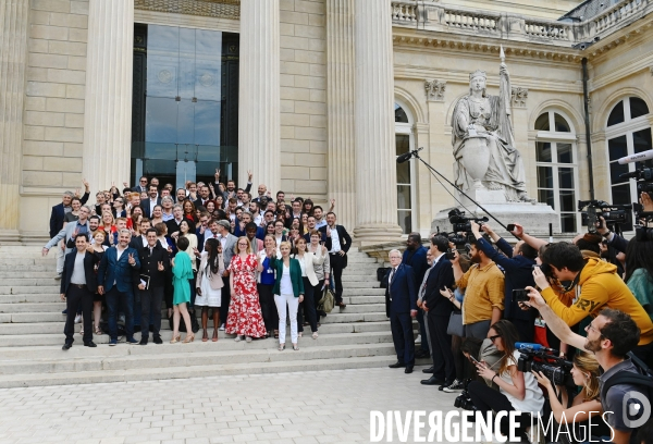 Assemblée nationale entrée des nouveaux députés nupes