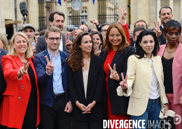 Assemblée nationale entrée des nouveaux députés nupes