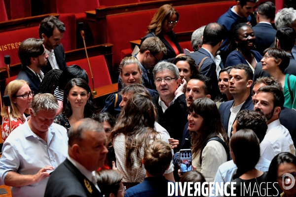 Assemblée nationale entrée des nouveaux députés nupes