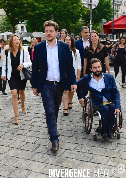 Assemblée nationale entrée des nouveaux députés nupes