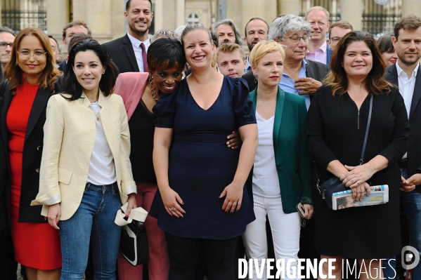 Assemblée nationale entrée des nouveaux députés nupes