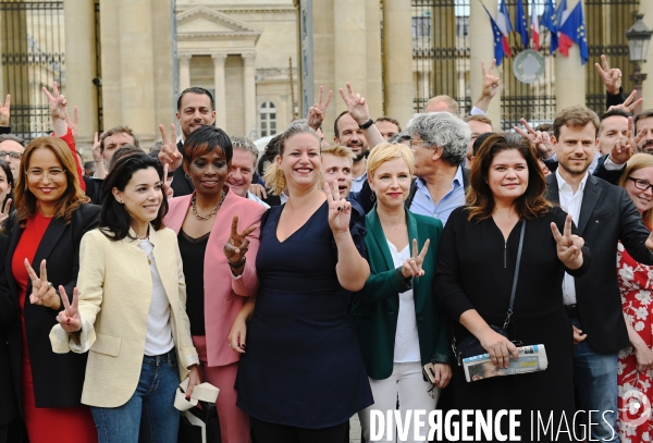 Assemblée nationale entrée des nouveaux députés nupes