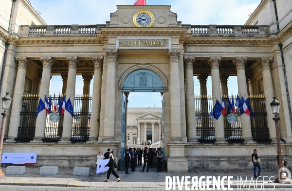 Assemblée nationale entrée des nouveaux députés