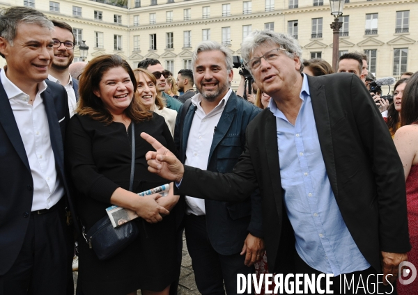 Assemblée nationale entrée des nouveaux députés nupes