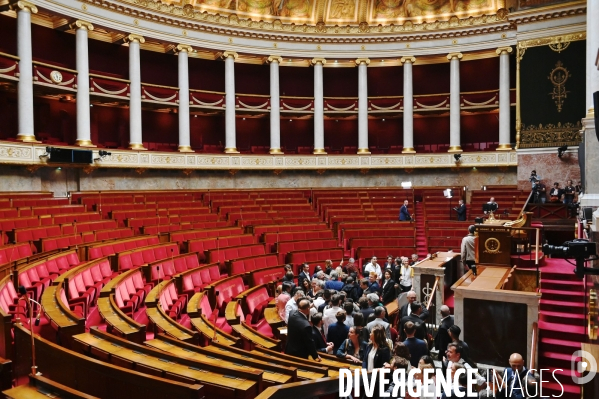 Assemblée nationale entrée des nouveaux députés nupes