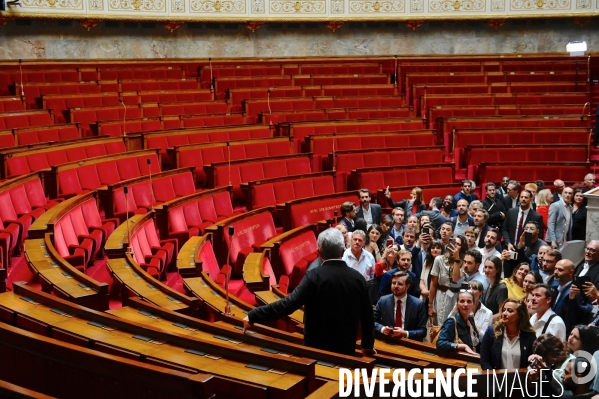 Assemblée nationale entrée des nouveaux députés nupes