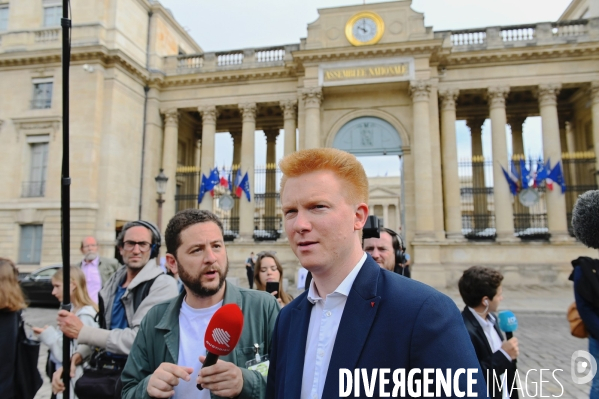 Assemblée nationale entrée des nouveaux députés nupes