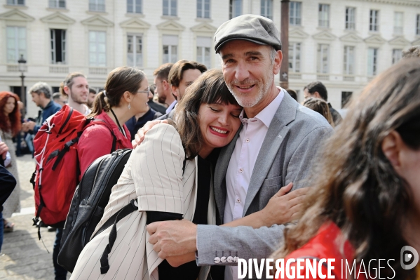 Assemblée nationale entrée des nouveaux députés nupes