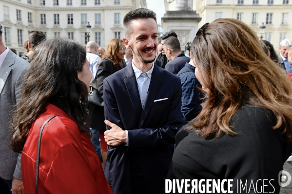 Assemblée nationale entrée des nouveaux députés nupes