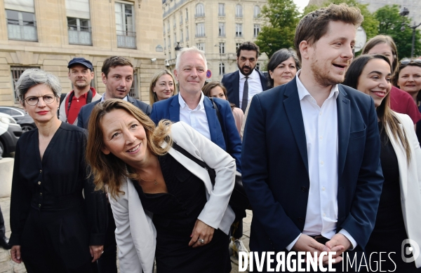 Assemblée nationale entrée des nouveaux députés nupes