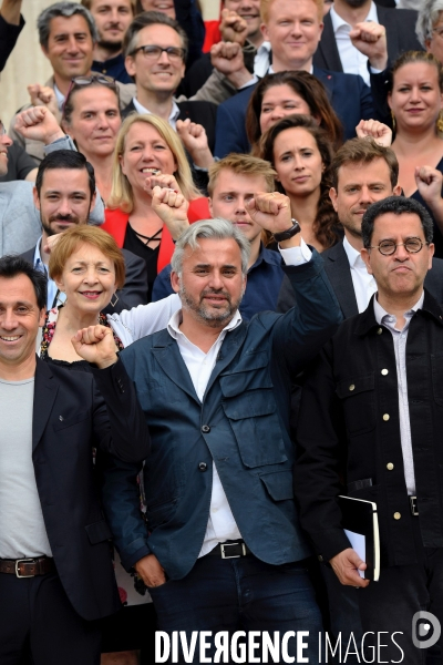 Assemblée nationale entrée des nouveaux députés nupes