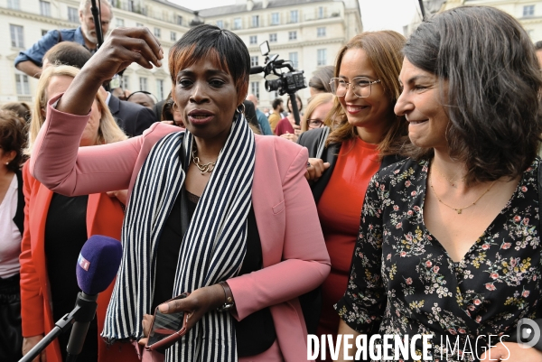 Assemblée nationale entrée des nouveaux députés nupes