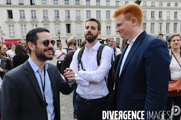 Assemblée nationale entrée des nouveaux députés nupes