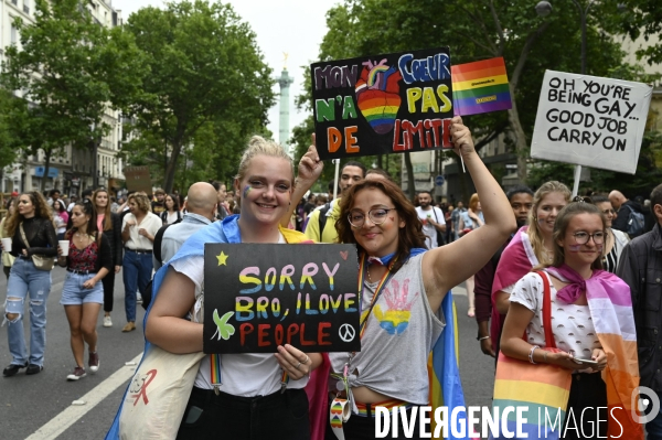 Gay pride 2022, la Marche des fiertés. Portraits
