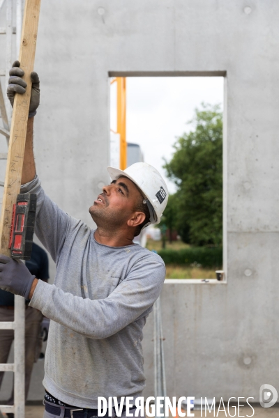 Chantier de construction d un complexe sportif