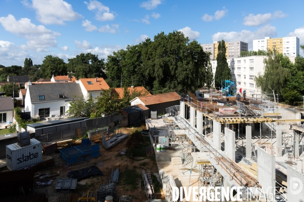 Chantier de construction d une maison de santé