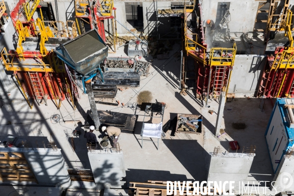 Chantier de construction d une maison de santé