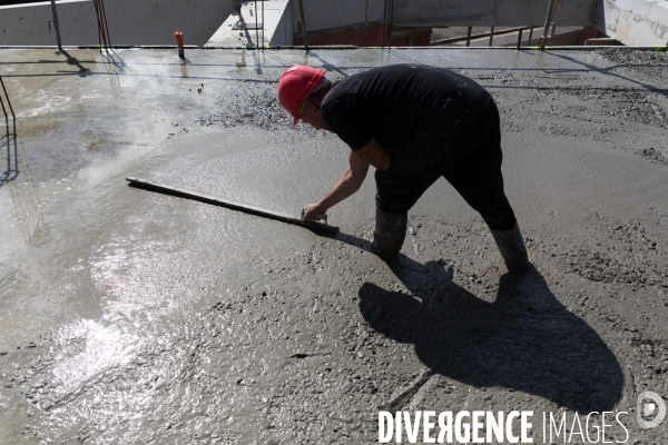 Chantier de construction d une maison de santé