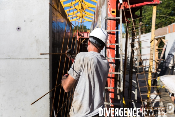 Chantier de construction d une maison de santé