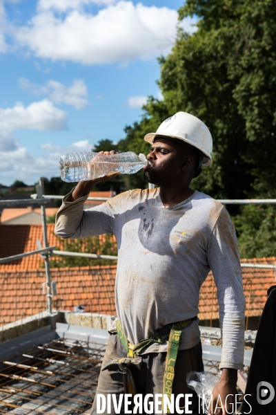 Chantier de construction d une maison de santé