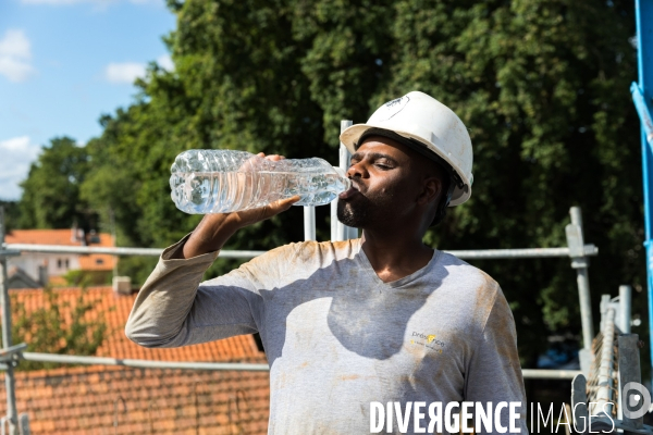 Chantier de construction d une maison de santé