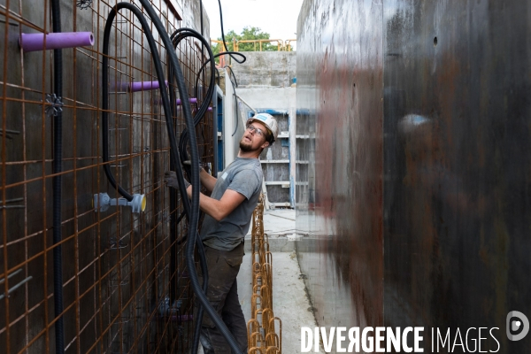 Chantier de construction d une maison de santé