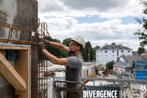 Chantier de construction d une maison de santé