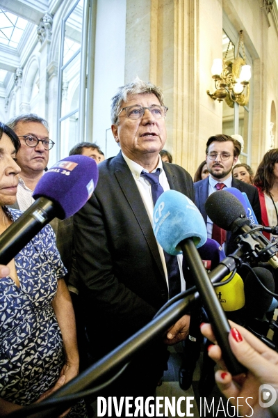 Eric Coquerel  président de la commission des Finances de l Assemblée nationale