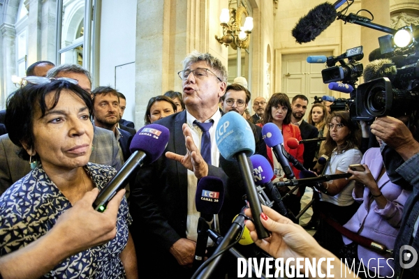 Eric Coquerel  président de la commission des Finances de l Assemblée nationale