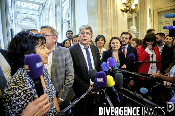 Eric Coquerel  président de la commission des Finances de l Assemblée nationale