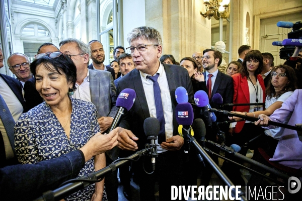 Eric Coquerel  président de la commission des Finances de l Assemblée nationale