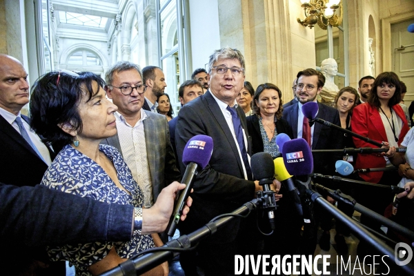 Eric Coquerel  président de la commission des Finances de l Assemblée nationale