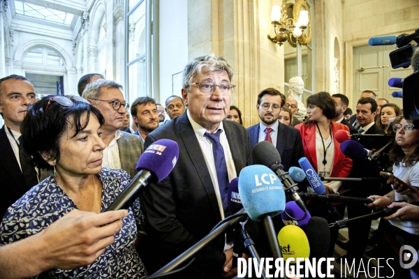 Eric Coquerel  président de la commission des Finances de l Assemblée nationale