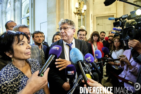 Eric Coquerel  président de la commission des Finances de l Assemblée nationale