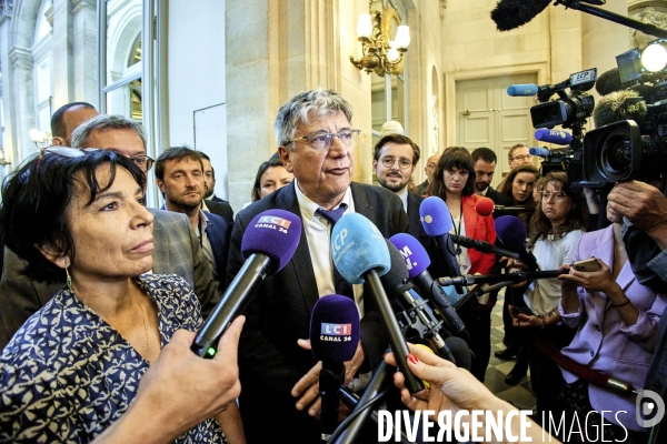 Eric Coquerel  président de la commission des Finances de l Assemblée nationale